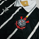 Camisa de Time Corinthians Polo Retrô Preta