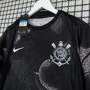 Camisa de Time Corinthians Preta Pré Jogo