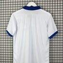 Camisa de Time Seleção Brasileira Polo Branca (Gola Azul)