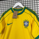 Camisa de Time Seleção Brasileira Amarela Retrô