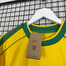 Camisa de Time Seleção Brasileira Amarela Retrô