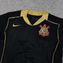 Camisa de Time Corinthians Preta c/ Dourado
